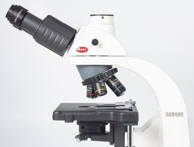 MOTIC正置生物顯微鏡BA310三目型局部圖