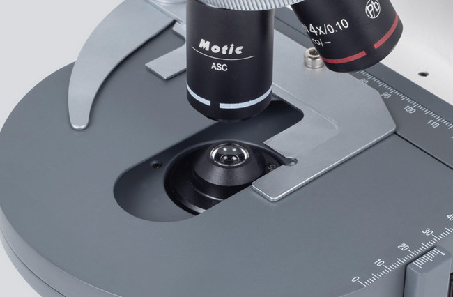 MOTIC M200系列教學(xué)用生物顯微鏡的機械載物臺